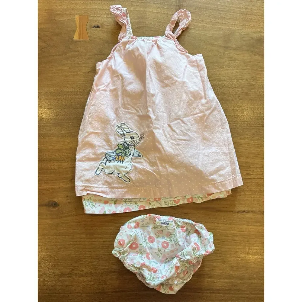 Gymboree Peter Rabbit‎ 12-18 Month Dress & Diaper Cover